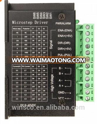 TB6600 4A 42VDC 42/57/86 Step Motor Driver Board single axis controller TB67S109AFTG